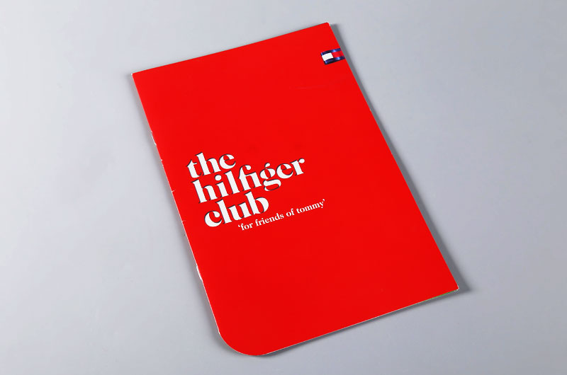 折页印刷-the hilfiger club